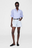 Plaza Shirt Blue And White Mini Stripe