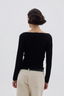 Wool Skivvy Black