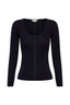 Wool Skivvy Black