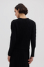 Heart Cable Cardi Black