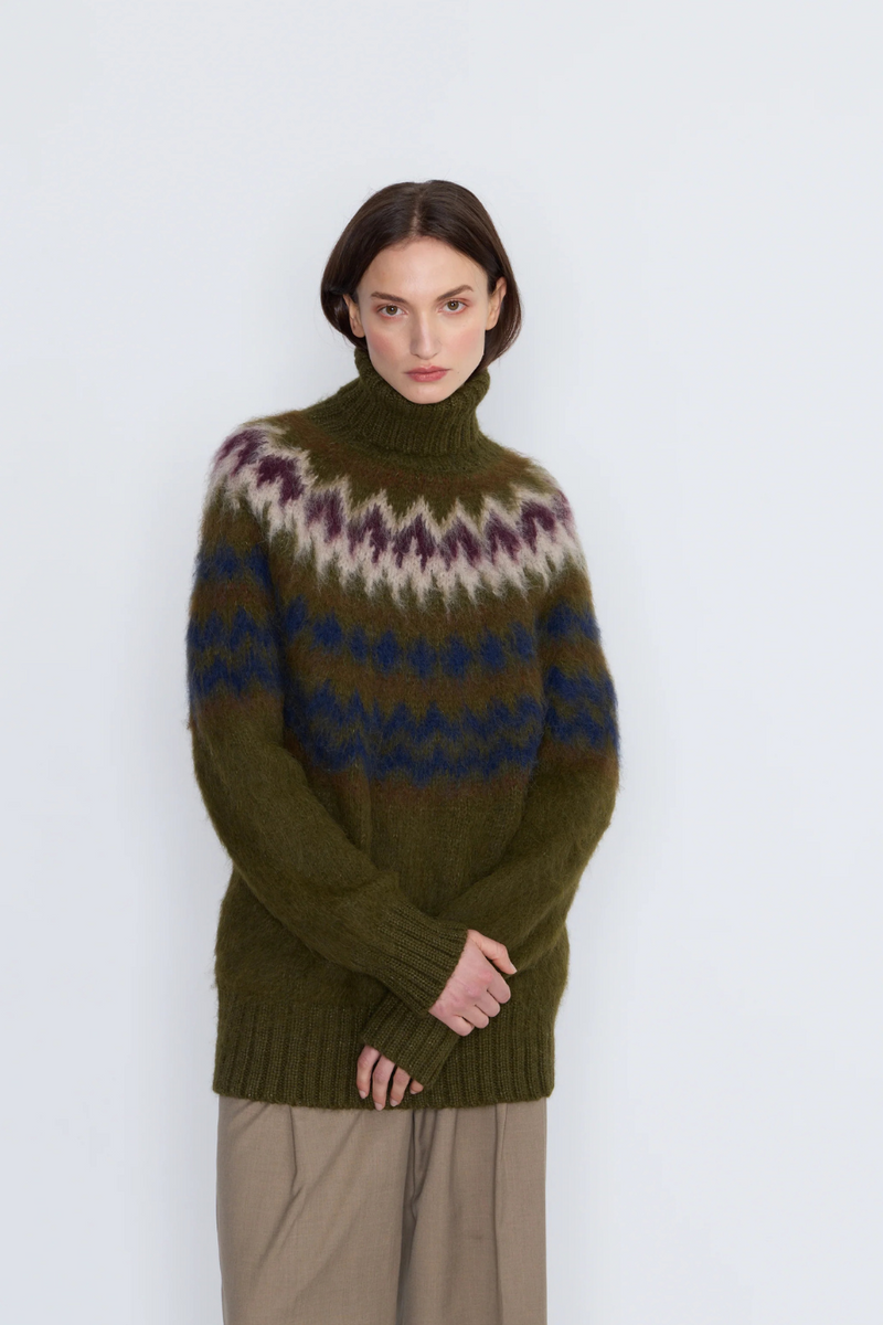 Andean Sweater Olive