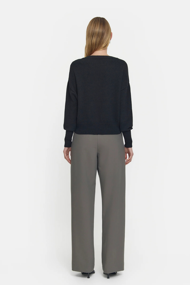 Hart Merino Cardigan Black