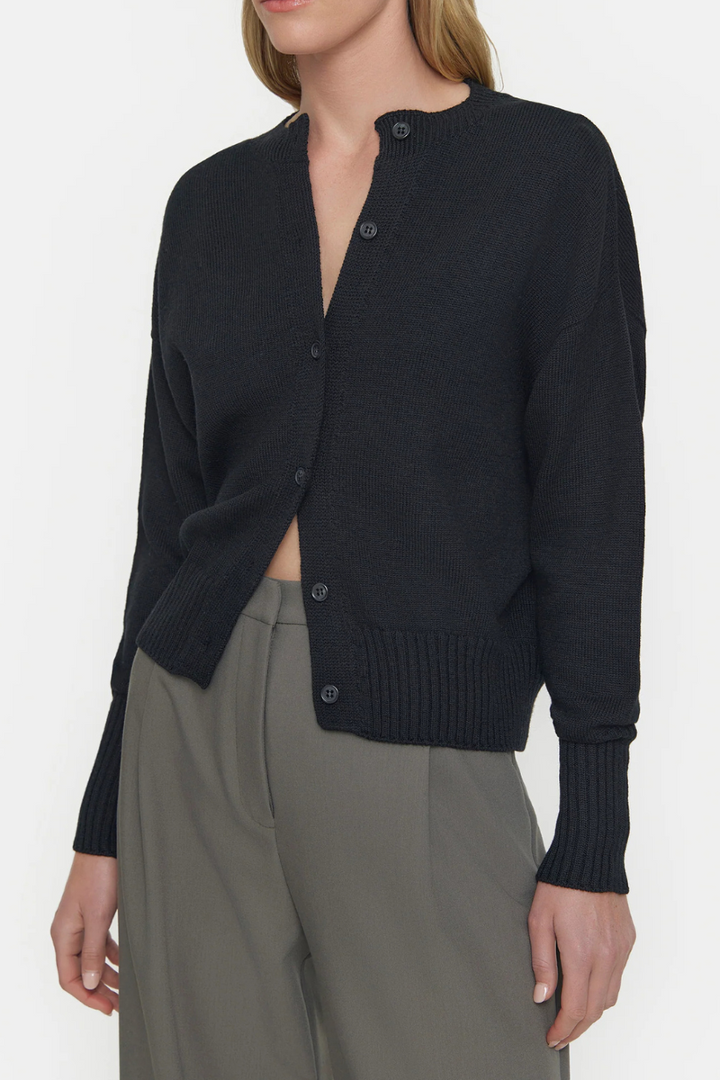 Hart Merino Cardigan Black