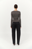 Organic Cotton Long Sleeve Top Khaki