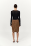 Baby Wool Wrap Top Black