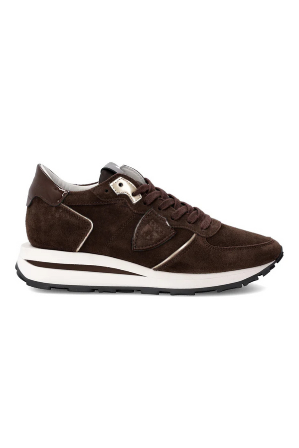 Tropez Haute Low Woman Daim Brun