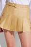 Flora Mini Skirt Beige