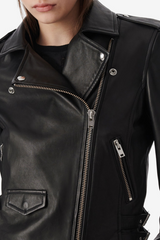 Ashville Leather Jacket Black