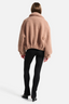 Emery Faux Fur Bomber Hazelnut
