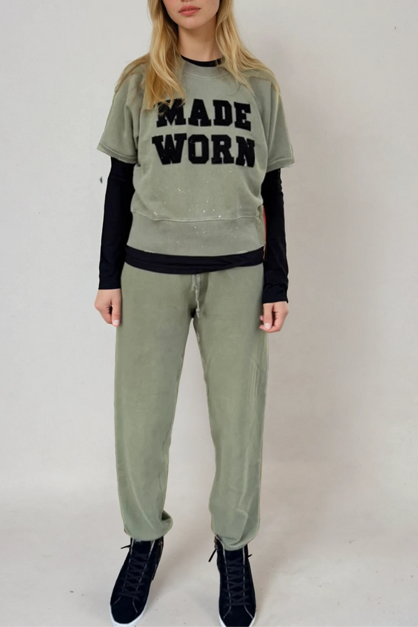 Short Sleeve Sweatshirt Fatigue