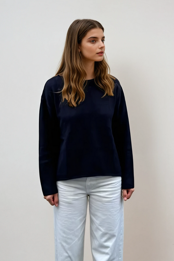 Helen Hoodie Navy Blue