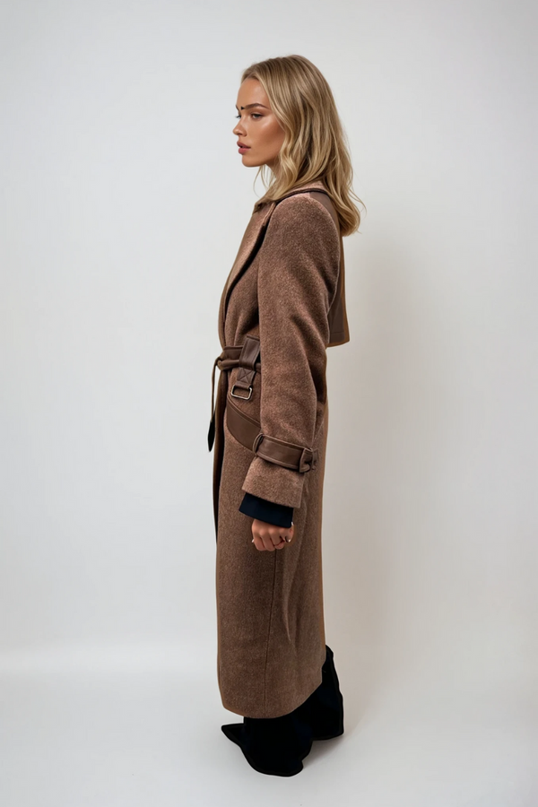 Everly Wool Jacket Camel Melange