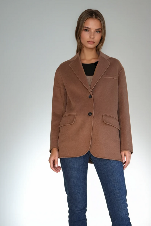 Camellia Wool Blazer Camel