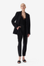 Allan Wool Blazer Jacket Black