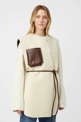 Oswald Reversible Shearling Vest Chicory