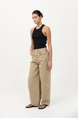 Mid Rise Balloon Jeans Sahara