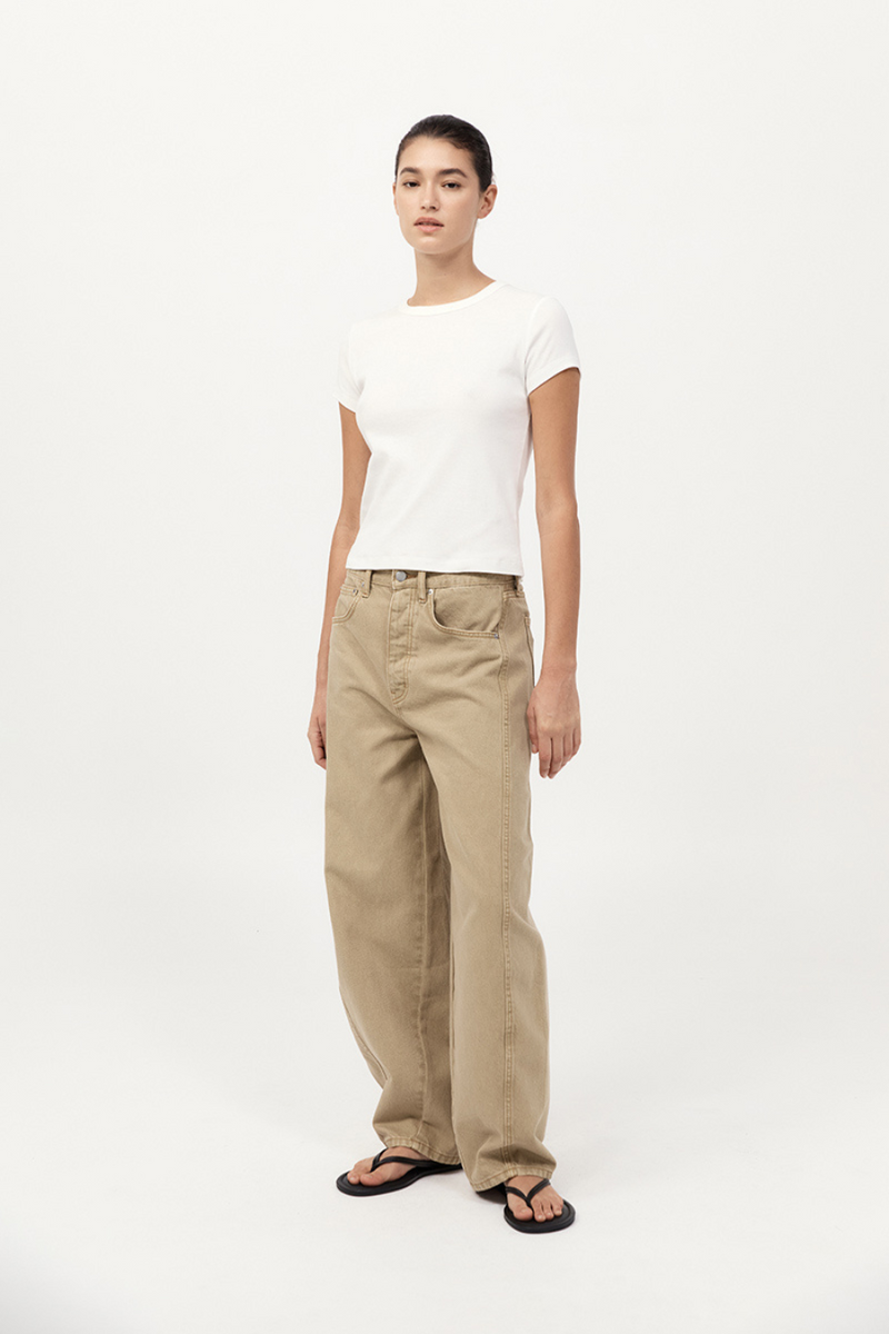 Mid Rise Balloon Jeans Sahara
