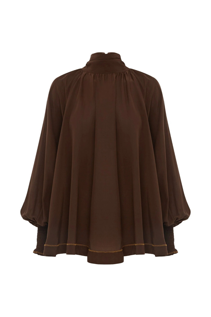 Vito Blouse Chocolate