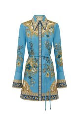 Cassie Mini Dress Blue