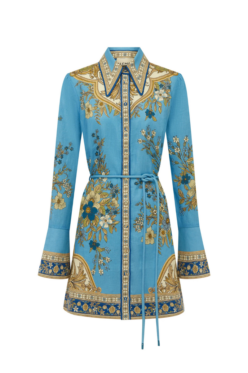 Cassie Mini Dress Blue