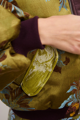 Adriana Jacquard Bomber Jacket Multi