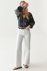 Chandra Blouse Midnight Wash