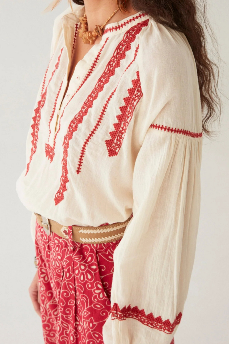 Irina Blouse Bell Pepper