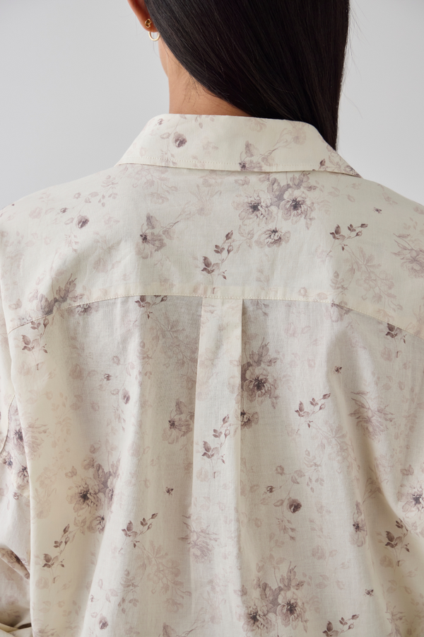 Boyfriend Shirt Floral