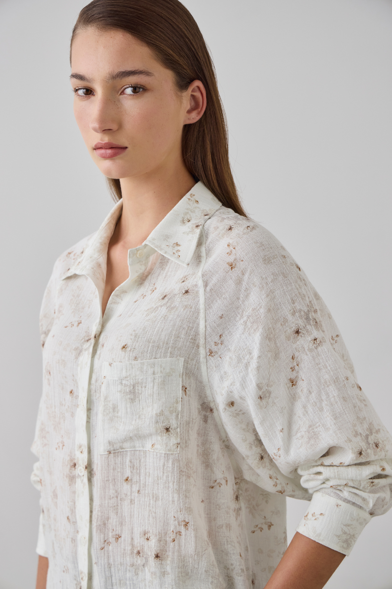 Boyfriend Shirt Floral