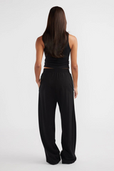 Valentina Stripe Pant Black/ Off White