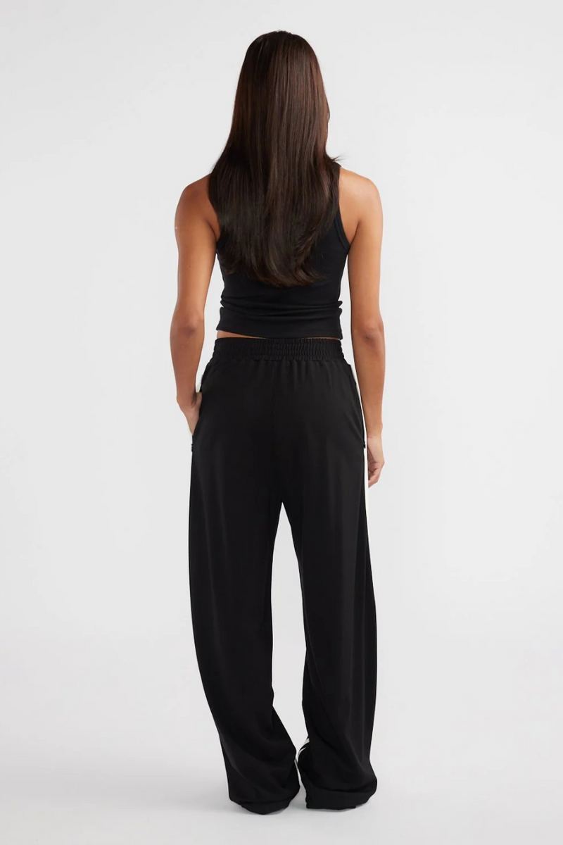 Valentina Stripe Pant Black/ Off White