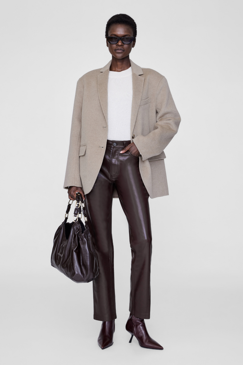 Quinn Blazer Oatmeal Melange Cashmere Blend