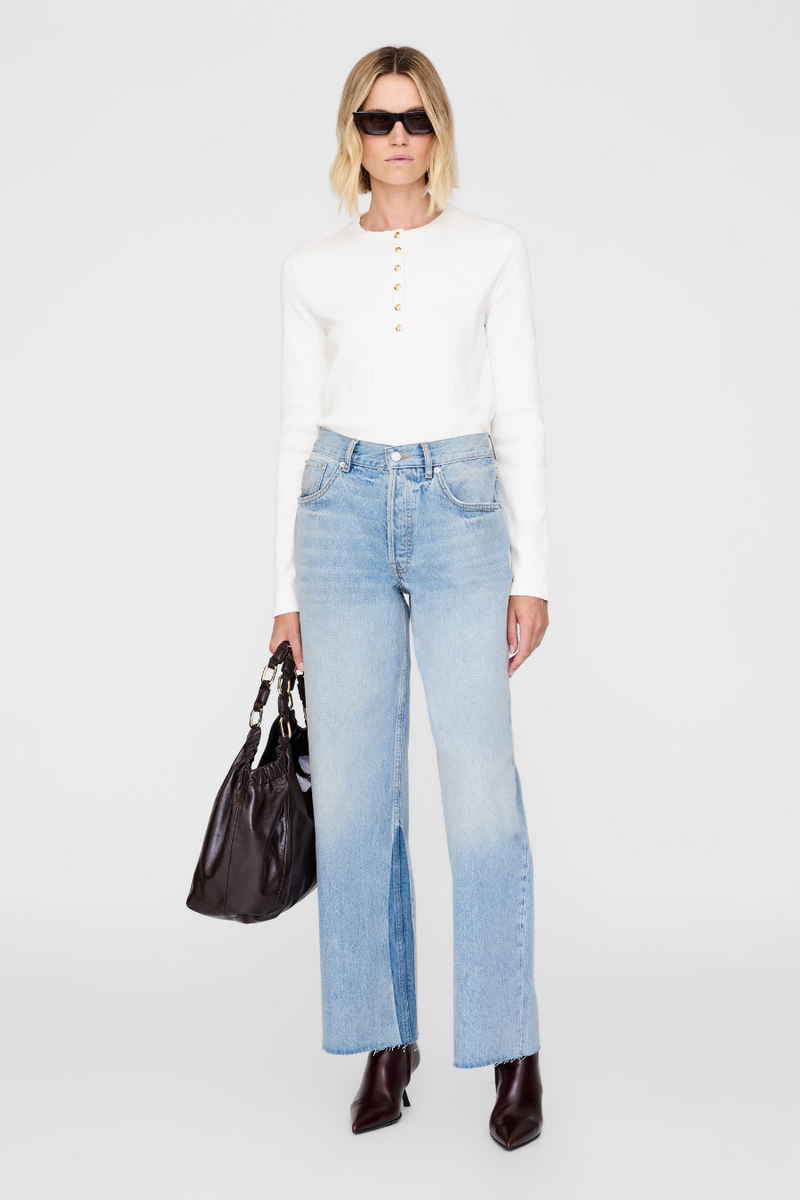 Alessia Long Sleeve Tee Ivory