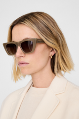 Paris Sunglasses Dark Olive