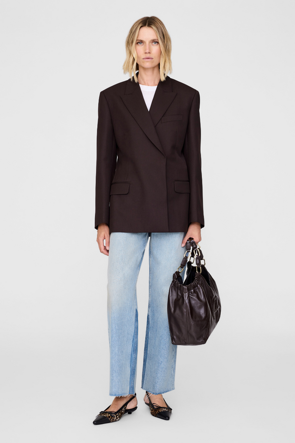 Aretha Blazer Deep Brown