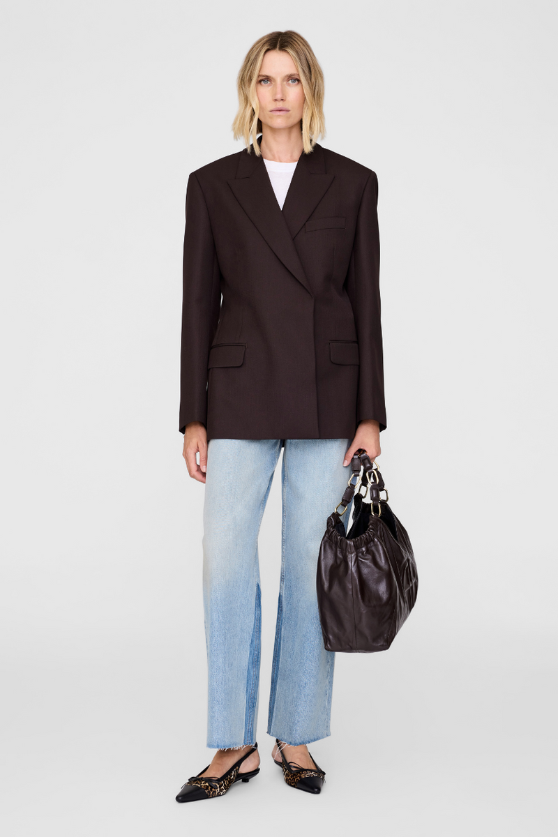 Aretha Blazer Deep Brown