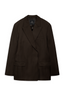 Aretha Blazer Deep Brown