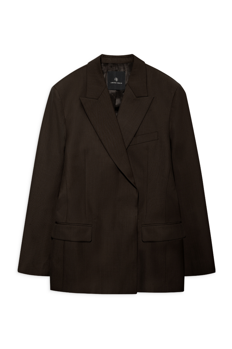 Aretha Blazer Deep Brown