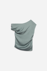 Ezai Top Gris Perle