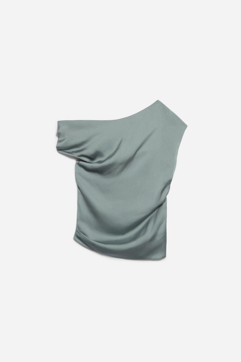 Ezai Top Gris Perle