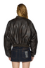 Alpha Crop Bomber Worn Black
