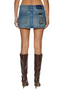 Micro Mini Skirt Texas Blue Studded
