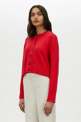 Tori Knit Cardigan Scarlet