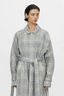 Delta Plaid Trench Khaki Plaid