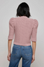Delilah Cropped Cardigan Light Mauve Gold