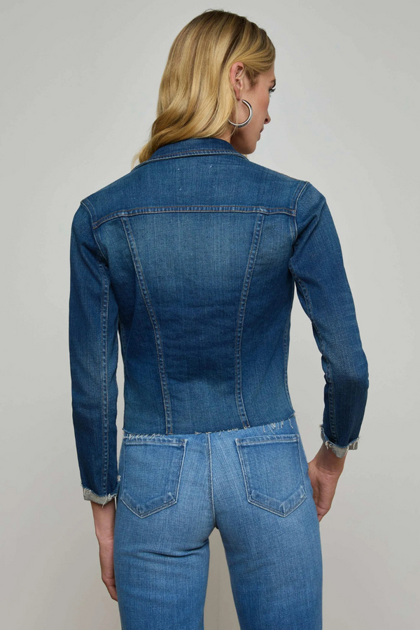 Janelle Slim Raw Jacket Authentique