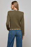 Astor Cardigan Army/Biscuit