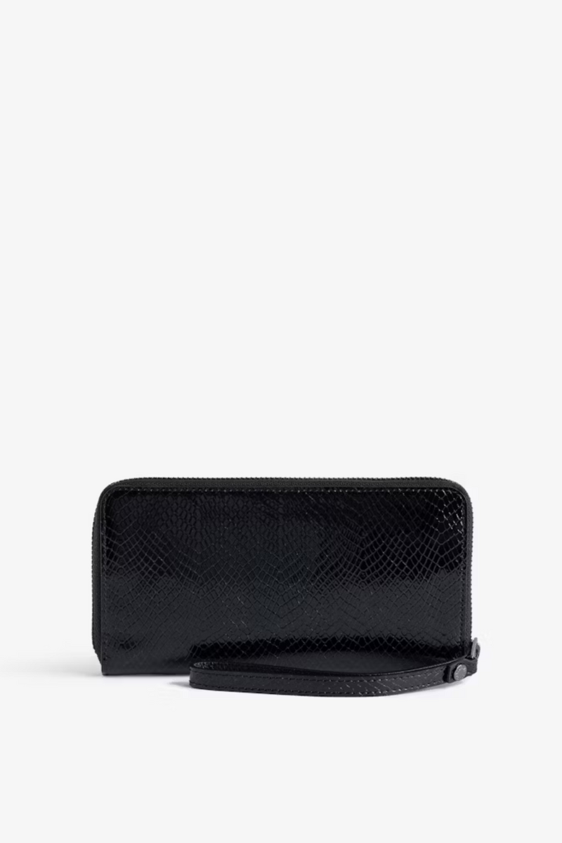 Glossy Wild Companion Wallet Black