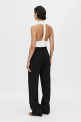 Kestrel Plunge Neck Bodysuit Ivory