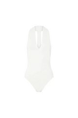 Kestrel Plunge Neck Bodysuit Ivory
